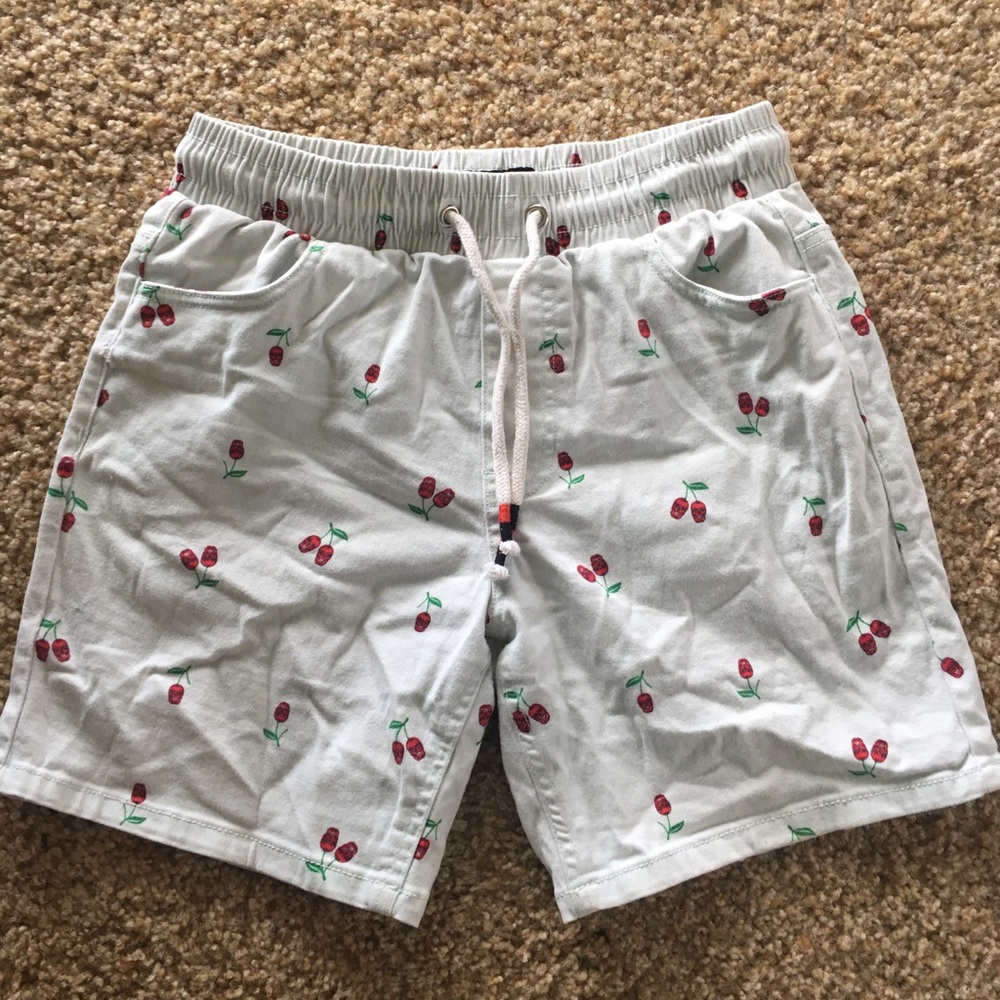 Cherry skull mint colored shorts